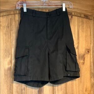 Women’s Black Cargo Shorts